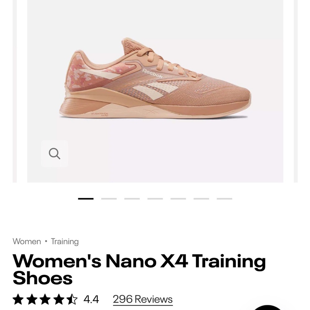 Reebok Women's Nano X4 Training Shoes - Peach Pink